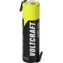 VOLTCRAFT Mignon AA akumulators NiMH 1,2 V 1400 mAh augstas strāvas ar Z lodēšanas izvadiem, gatavs lietošanai (1 gab.) VC-17666040