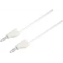 VOLTCRAFT MSB-300-1-WS drošības mērīšanas vads, 4 mm banānu spraudnis uz 4 mm banānu spraudni, 1 m, balts, CAT III 1000 V / CAT IV 600 V, 16 A