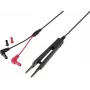 VOLTCRAFT MSL-503-2 mērīšanas vadu komplekts, 4 mm drošības spraudnis uz 4 mm drošības spraudni, 39 cm, 10 A, 1000 V, CAT III/IV, melns/sarkans, 2 vadi VC-18654460