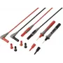 VOLTCRAFT MSL-820 Premium PVC testa vadi, zelta kontakti, 1,2 m, 1 pāris (sarkans/melns) VC-17312685