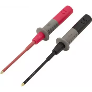 VOLTCRAFT MSS-140 drošības mērīšanas zondes komplekts 4 mm ligzda CAT III 600 V sarkans/melns