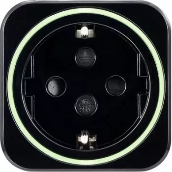 VOLTCRAFT SEM6500 BLACK enerģijas izmaksu mērītājs ar bezvadu viedo kontaktligzdu, datu reģistrētāju, USB eksportu, izmaksu prognozi, TRMS, regulējamu tarifu VC-15450900