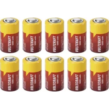 VOLTCRAFT speciālā baterija 1/2AA Button-top Li-SoCl2 3,6 V 1200 mAh 10 gab. (VC-17256075)
