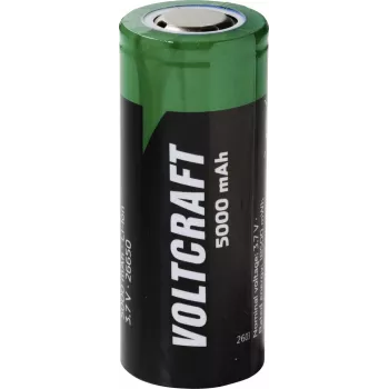 VOLTCRAFT Speciālais akumulators 26650 Flat-Top Li-Ion 3.7 V 5000 mAh 1 gab. (VC-17666010)