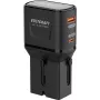 VOLTCRAFT UC-1C1A35W01 35W ceļojumu sienas lādētājs USB-C PD un USB-A Quick Charge, melns, ar ES/UK/AS adapteriem VC-17792720