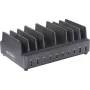 Voltcraft UC-240W01 240W 10 portu USB uzlādes stacija ar 6x USB-C PD un 4x USB-A QC, melna