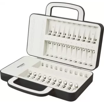 Voltcraft VC-14865480 NiMH/NiCd apaļo elementu lādētājs AA, AAA, C, D, 9V ar 10 neatkarīgiem kanāliem