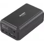 VOLTCRAFT VC-2700 Power Bank 27000 mAh USB PD 3.0, USB PD 2.0, PPS, ātrā uzlāde Li-Ion melns, vienlaicīga uzlāde un izlāde, statusa indikators (VC-18192885)