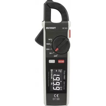 VOLTCRAFT VC-321 ISO kalibrēts digitālais strāvas mērītājs ar knaiblēm CAT II 600V CAT III 300V 2000 Counts VC-15815575
