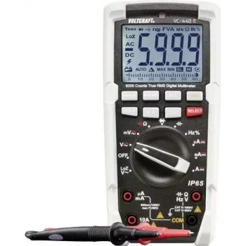 VOLTCRAFT VC-440 E-ISO digitālais multimetrs IP65 CAT III 1000V CAT IV 600V 6000 rādījumi True RMS