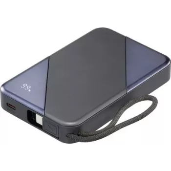 VOLTCRAFT VC-PBP2535CB Power Bank 10000 mAh USB PD 3.0 Li-Ion melns ar statusa indikatoru VC-17288095