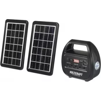 VOLTCRAFT VC-PS15000-Solar VC-14297675 Saules enerģijas banka 15000 mAh ar 3 W saules paneli