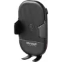 VOLTCRAFT VC-Qi-WCM15 Qi bezvadu auto gaisa vadu tālruņa turētājs 15W ātrā uzlāde, 55-89mm, automātiskais skava, melns