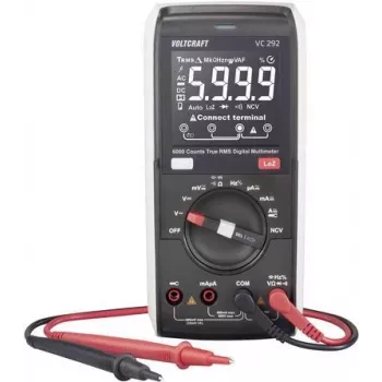 VOLTCRAFT VC292 True RMS digitālais multimetrs CAT III 600 V 6000 Counts VC-12884315