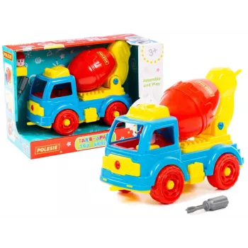 WADER POLESIE Betona maisītāja transports DIY Bloki 29 gabali 84804