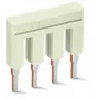 WAGO 2002-404 Caurplūdes spaiļu bloks, 4-vadītāju, 2,5 mm², 25 A, Pelēks