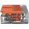 WAGO 221-415 COMPACT savienotājs 5 vadiem, 0,2-4 mm², 25 gab.