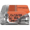 WAGO 221-415 COMPACT savienotājs 5 vadiem, 0,2-4 mm², 25 gab.
