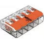 WAGO 221-415 COMPACT savienotājs 5 vadiem, 0,2-4 mm², 25 gab.