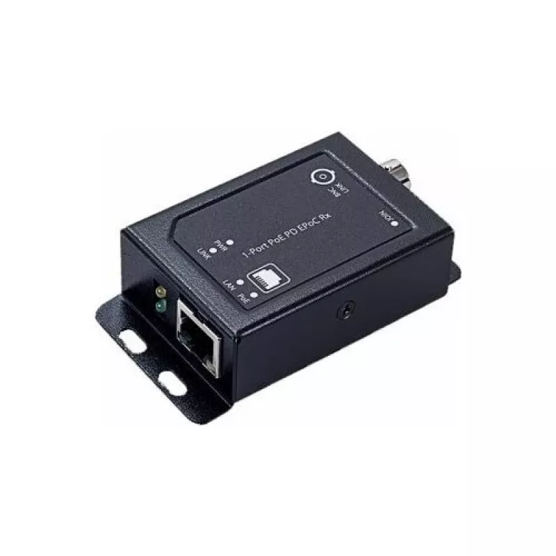Wantec 2wIP E Adapter PoE-BNC Switch Side for Power over PoE