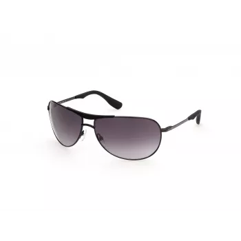WEB EYEWEAR MAN WE0296-6601B Saulesbrilles Melns Taisnstūris 66/14/125 mm