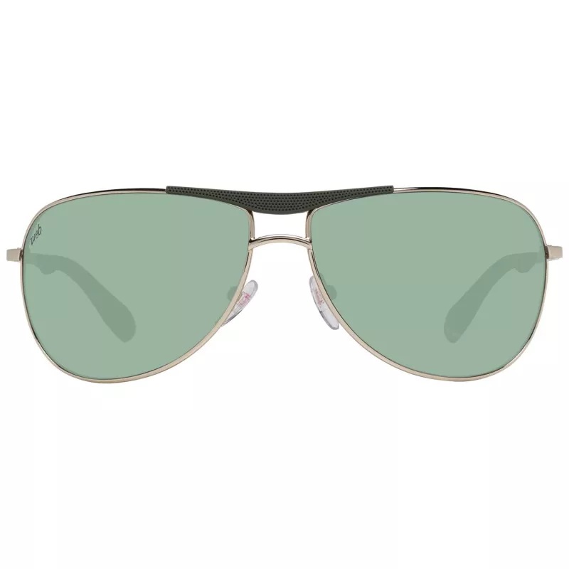 WEB EYEWEAR MAN WE0296-6632P Polarizētas taisnstūra saulesbrilles Melna/Pelēka 66/14/125 mm