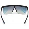 WEB EYEWEAR Vīriešu saulesbrilles WE0221-02Z Melns acetāta rāmis Pelēkas lēcas UV400