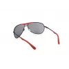 WEB EYEWEAR Vīriešu saulesbrilles WE0296-6602A Melna/Pelēka 66/14/125 mm
