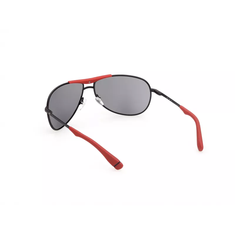 WEB EYEWEAR Vīriešu saulesbrilles WE0296-6602A Melna/Pelēka 66/14/125 mm