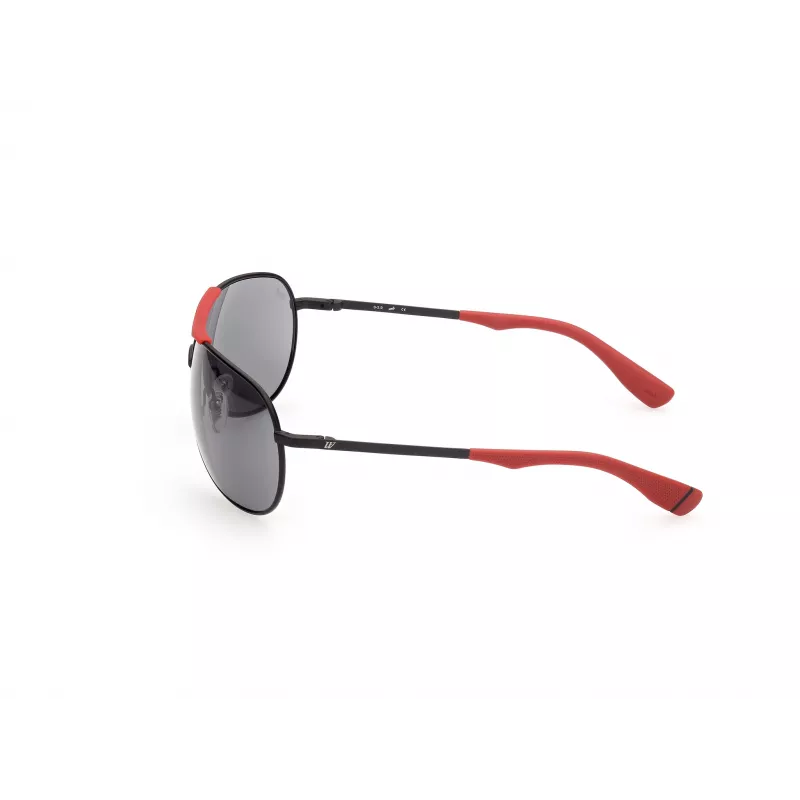 WEB EYEWEAR Vīriešu saulesbrilles WE0296-6602A Melna/Pelēka 66/14/125 mm
