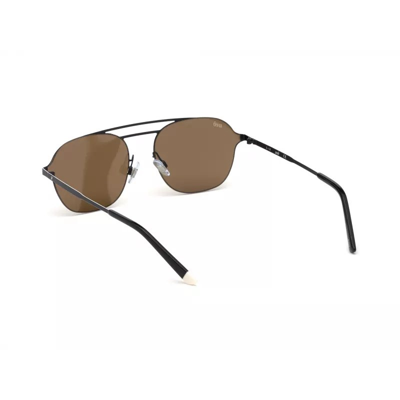 WEB EYEWEAR Unisex saulesbrilles WE0248-5802G Melna Pelēka Gradienta 58/18/145 mm