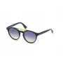 WEB EYEWEAR Unisex saulesbrilles WE0262-5190W Kvadrātveida acetāta melns rāmis pelēkas lēcas 51/19/145 mm