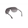 WEB EYEWEAR Unisex saulesbrilles WE0282-0001B Melns rāmis Pelēkas lēcas UV400 3. kategorija