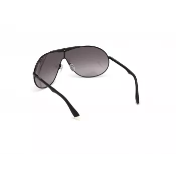WEB EYEWEAR Unisex saulesbrilles WE0282-0001B Melns rāmis Pelēkas lēcas UV400 3. kategorija