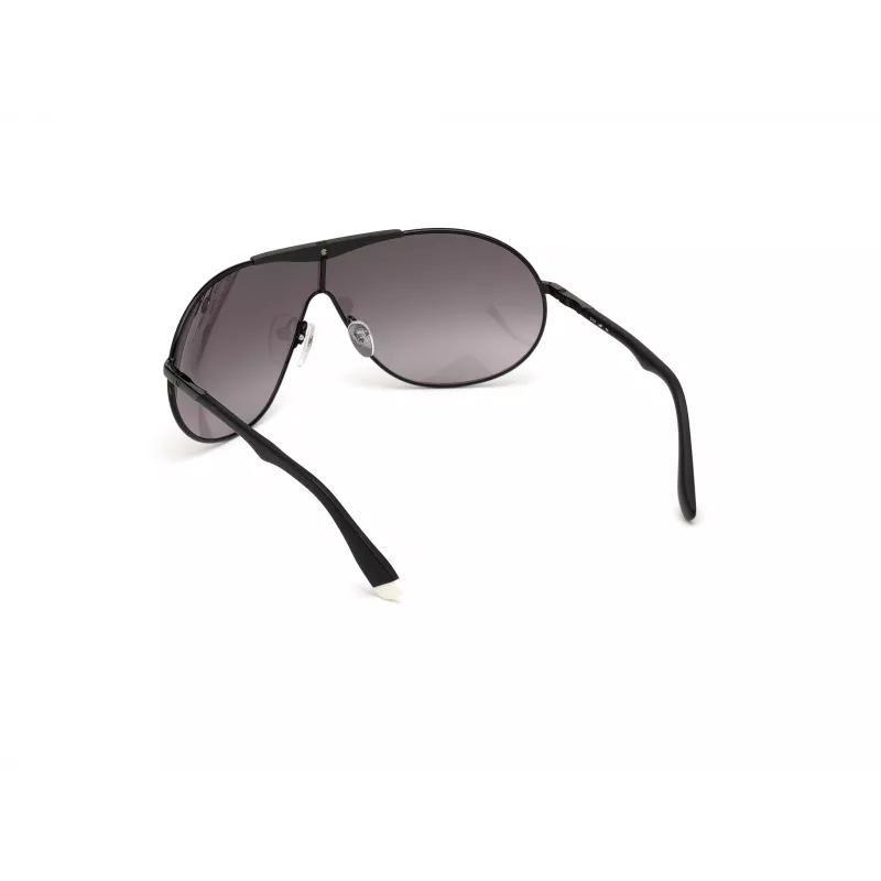 WEB EYEWEAR Unisex saulesbrilles WE0282-0001B Melns rāmis Pelēkas lēcas UV400 3. kategorija
