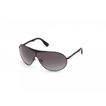 WEB EYEWEAR Unisex saulesbrilles WE0282-0001B Melns rāmis Pelēkas lēcas UV400 3. kategorija