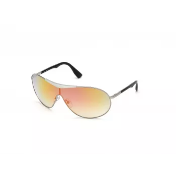 WEB EYEWEAR Unisex saulesbrilles WE0282-0014Z Melns rāmis Pelēkas lēcas