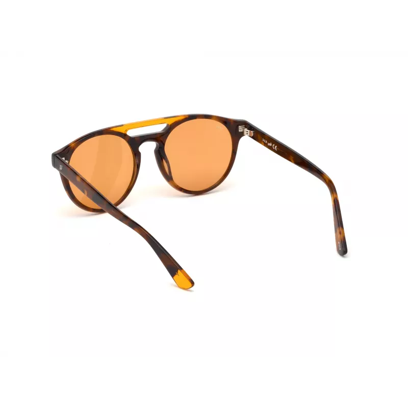WEB EYEWEAR Unisex WE0262-5156J Taisnstūra acetāta saulesbrilles Havana/Brūns gradients lēcas 51/19/145 mm UV400
