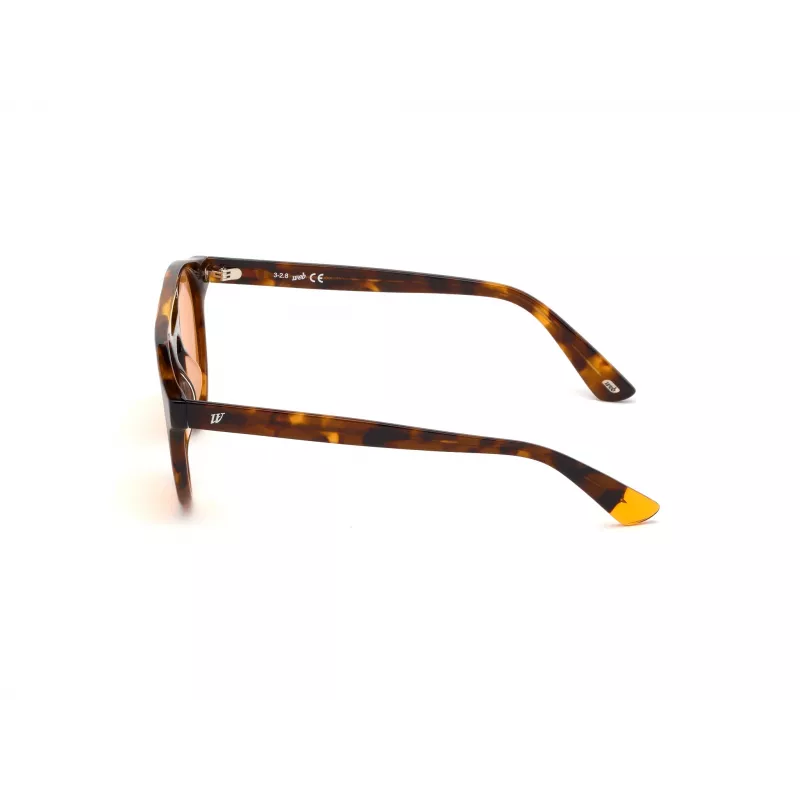 WEB EYEWEAR Unisex WE0262-5156J Taisnstūra acetāta saulesbrilles Havana/Brūns gradients lēcas 51/19/145 mm UV400