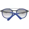 WEB EYEWEAR WE0143-4991X Unisex saulesbrilles, kvadrātveida acetāta rāmis, pelēkas lēcas, 49/22/140 mm