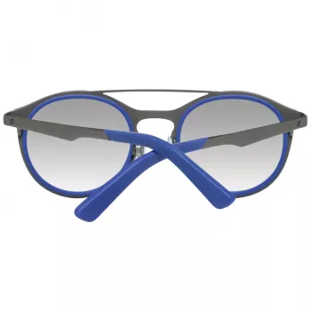 WEB EYEWEAR WE0143-4991X Unisex saulesbrilles, kvadrātveida acetāta rāmis, pelēkas lēcas, 49/22/140 mm