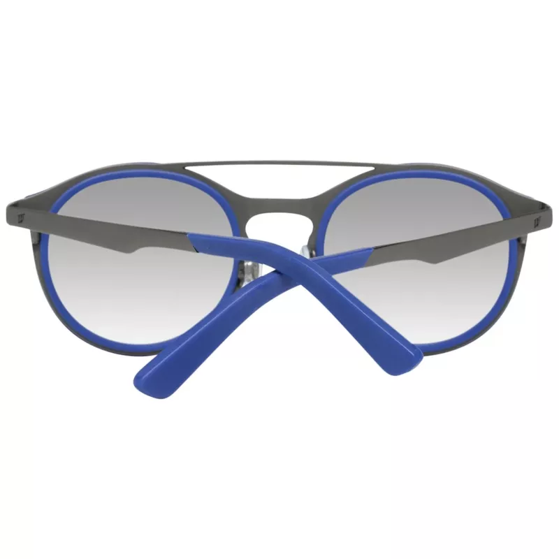 WEB EYEWEAR WE0143-4991X Unisex saulesbrilles, kvadrātveida acetāta rāmis, pelēkas lēcas, 49/22/140 mm