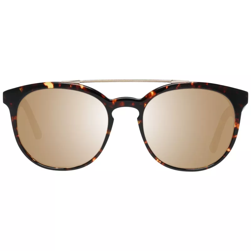 WEB EYEWEAR WE0146-5252G Unisex saulesbrilles, Havana rāmis, pelēki gradienta lēcas, 52 mm