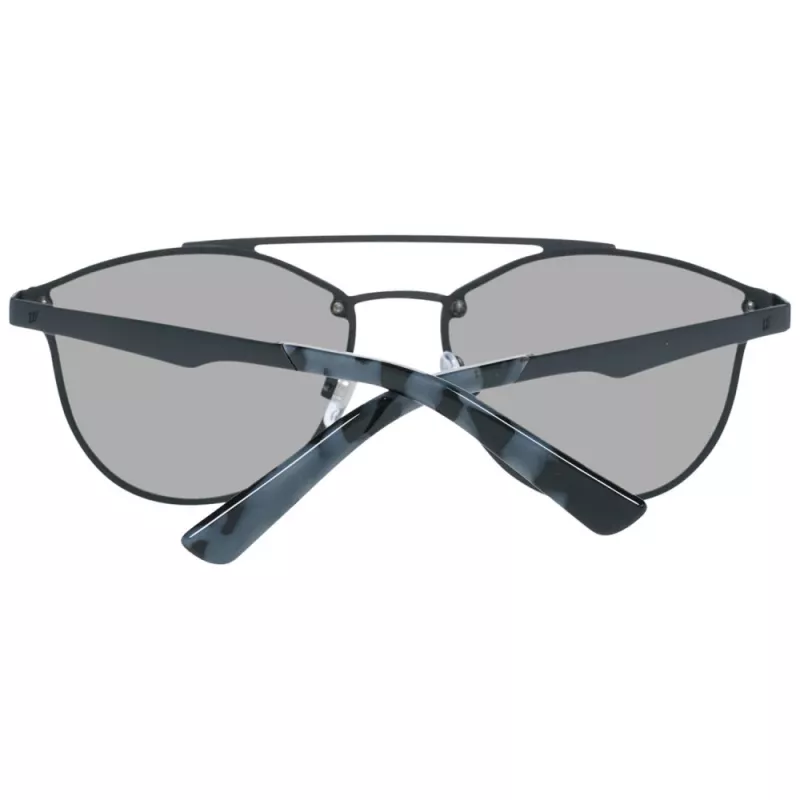 WEB EYEWEAR WE0189-02C Unisex saulesbrilles - Melns rāmis, pelēkas lēcas 59mm