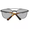 WEB EYEWEAR WE0190-0009C Unisex saulesbrilles - Ģeometrisks melns rāmis, pelēkas lēcas