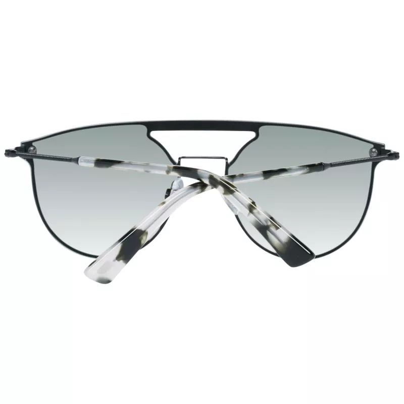 WEB EYEWEAR WE0193-13802Q Unisex saulesbrilles melns rāmis pelēkas lēcas 55mm