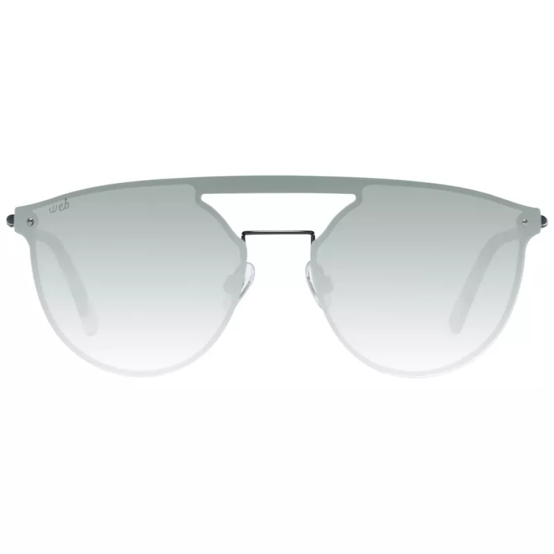 WEB EYEWEAR WE0193-13802Q Unisex saulesbrilles melns rāmis pelēkas lēcas 55mm