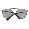 WEB EYEWEAR WE0193-13808V Unisex saulesbrilles - Spīdīgs melns rāmis, dūmu lēcas, 54 mm