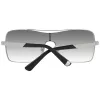 WEB EYEWEAR WE0202-16C Unisex saulesbrilles, spīdīgs melns rāmis, pelēkas lēcas, 54 mm