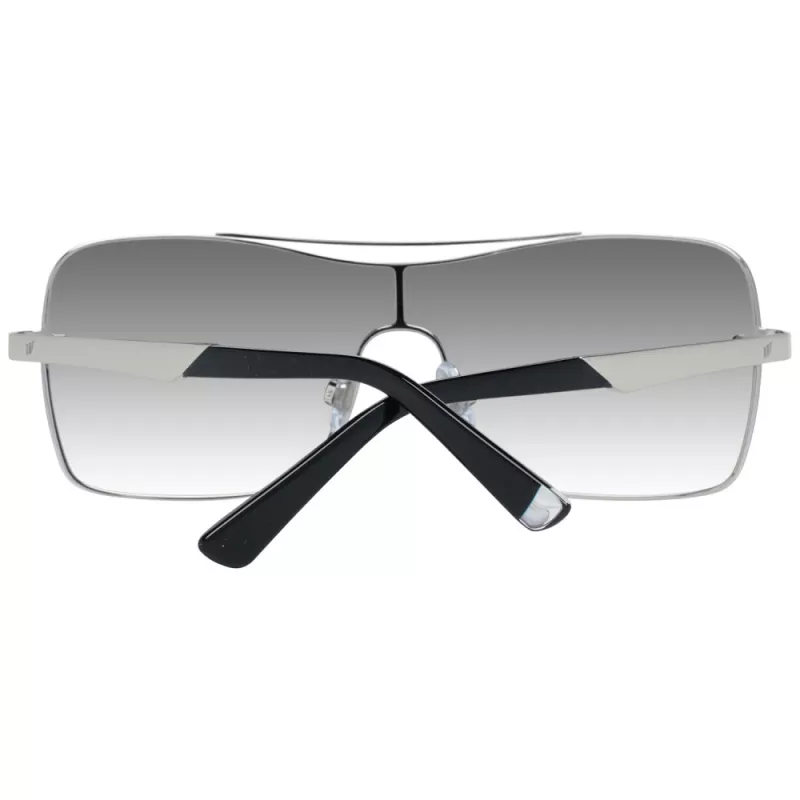 WEB EYEWEAR WE0202-16C Unisex saulesbrilles, spīdīgs melns rāmis, pelēkas lēcas, 54 mm